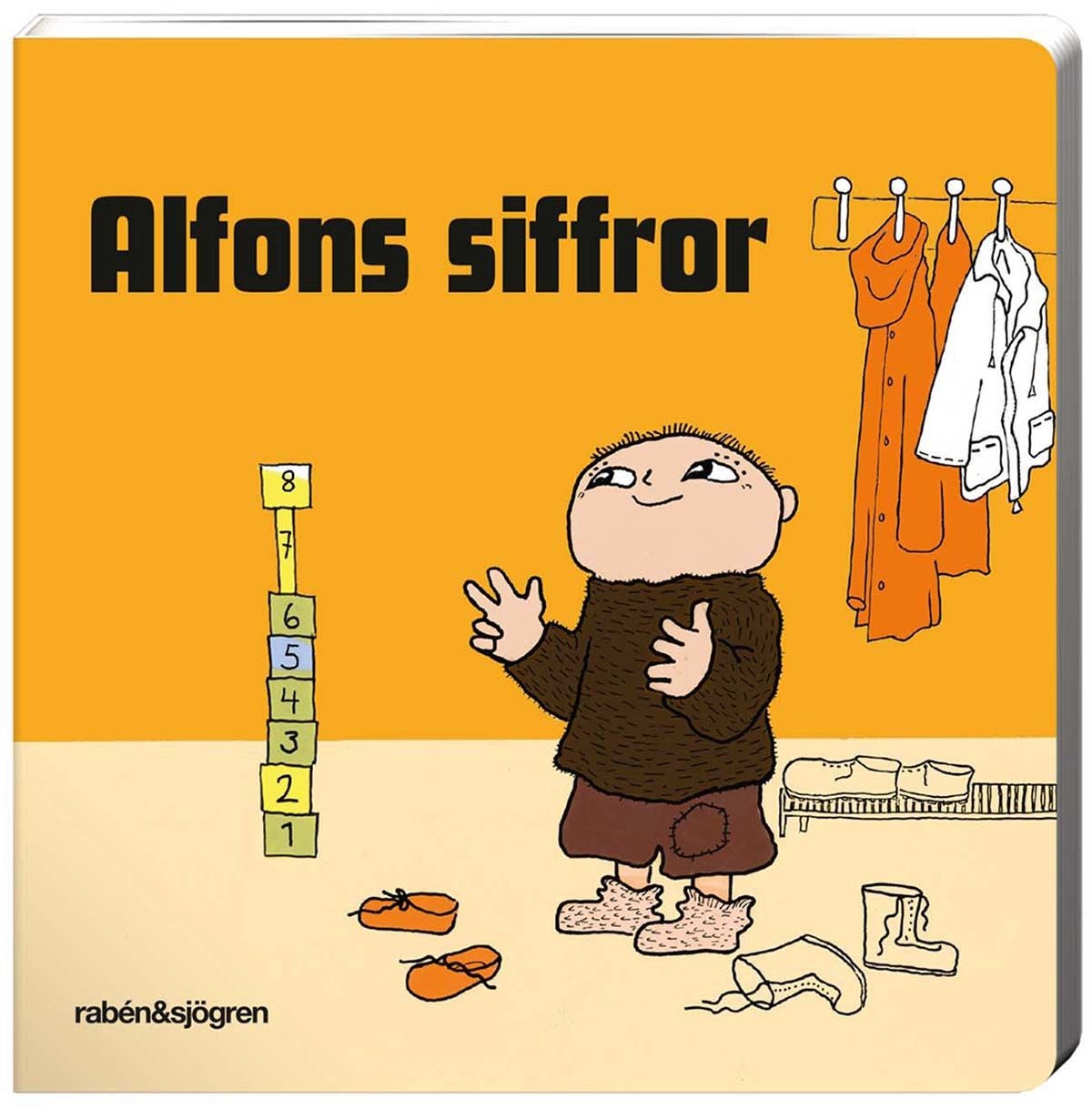 Rabén &  Sjögren Alfons Åberg Siffror Kartongpek