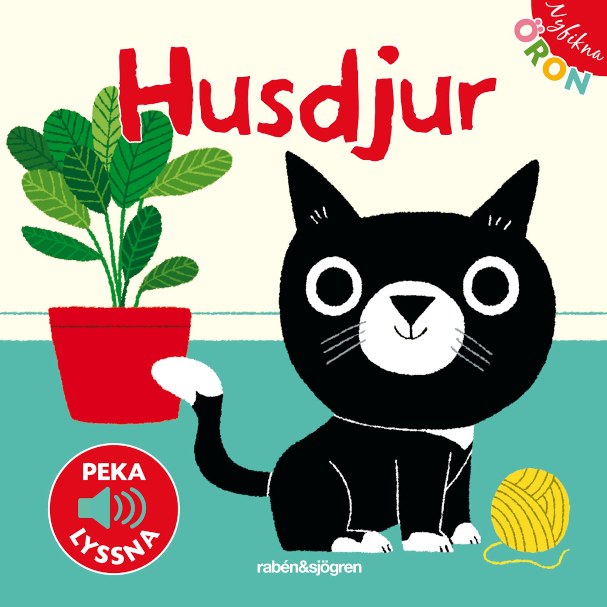 Rabén &  Sjögren Bok Nyfikna Öron Husdjur