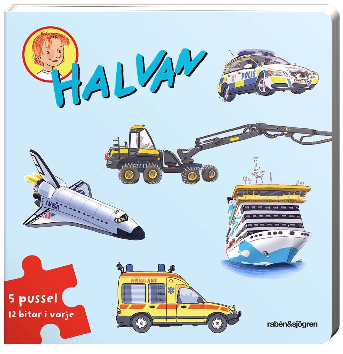 Rabén &  Sjögren Halvan Pusselbok