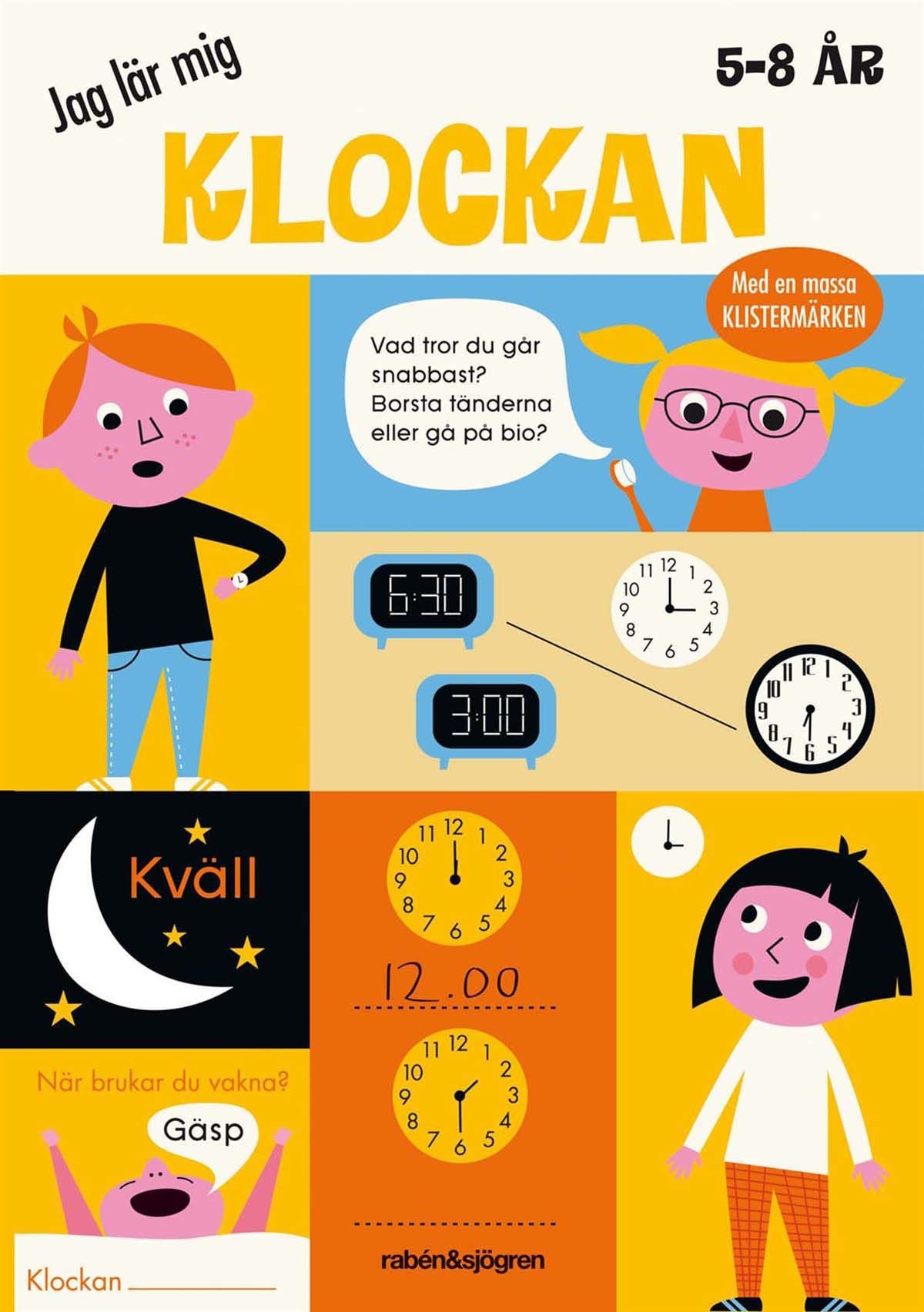 Rabén &  Sjögren Jag Lär Mig Klockan