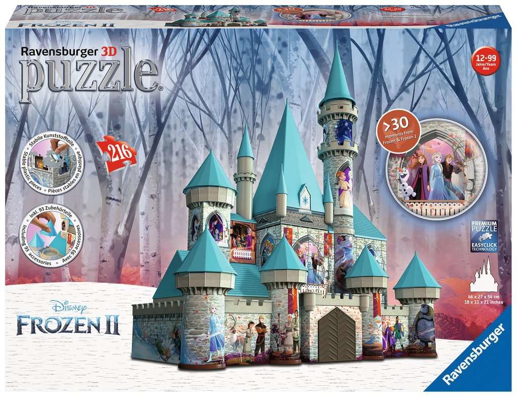 Ravensburger 3D-Pussel Disney Frozen Slott 216 Bitar|