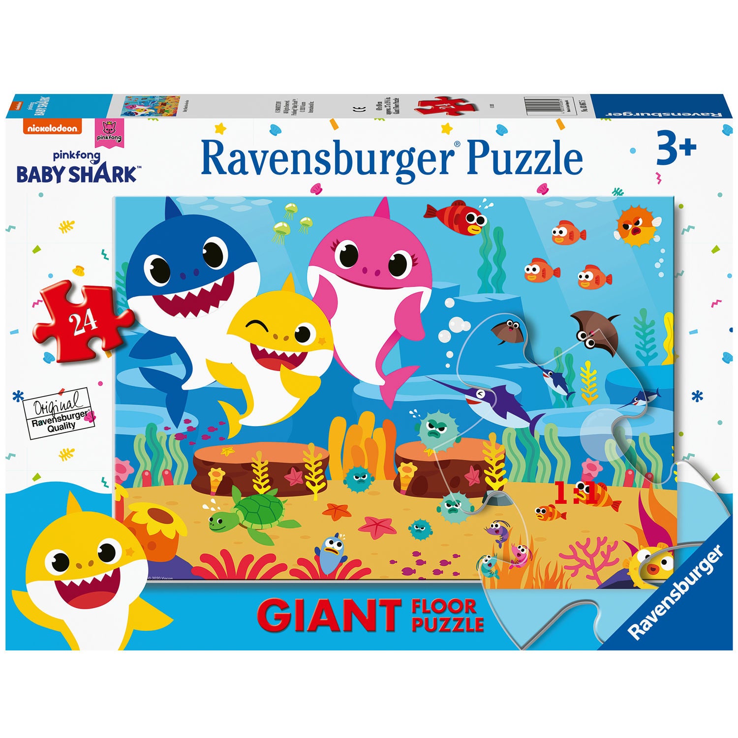 Ravensburger Baby Shark Golvpussel