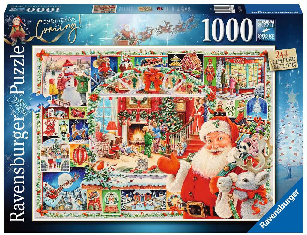 Ravensburger Christmas Is Coming! Pussel 1000 Bitar|