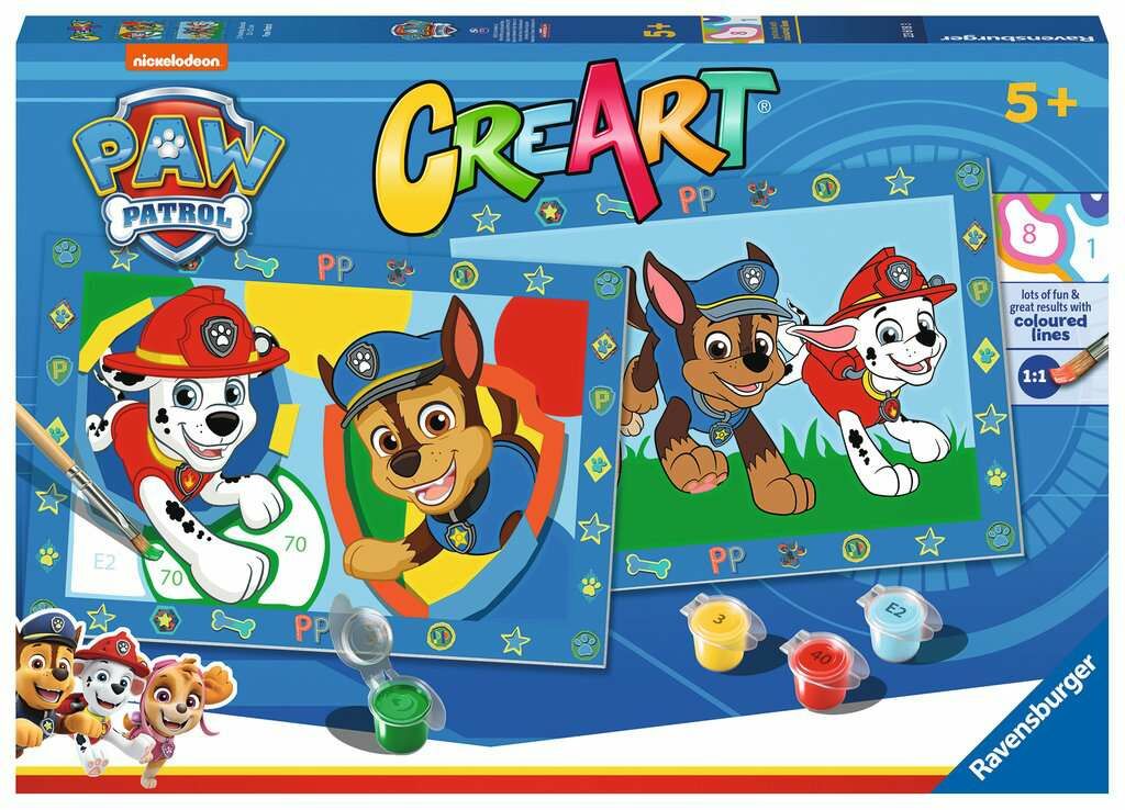 Ravensburger CreArt Paw Patrol Målarset|