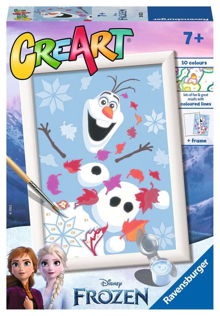 Ravensburger CreArt målarset Disney Frozen Cheerful Olaf