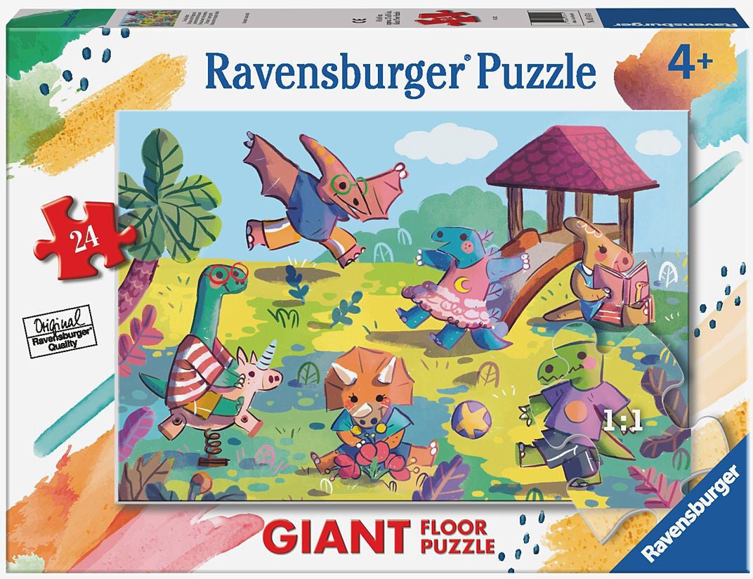 Ravensburger Dinosaurier Stort Golvpussel 24 Bitar