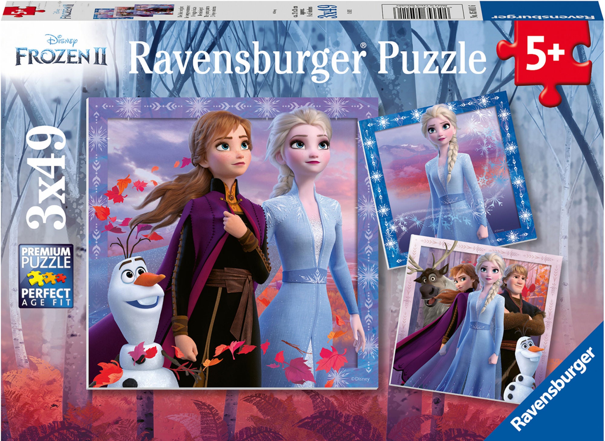 Ravensburger Disney Frozen Pussel 3x49 Bitar|