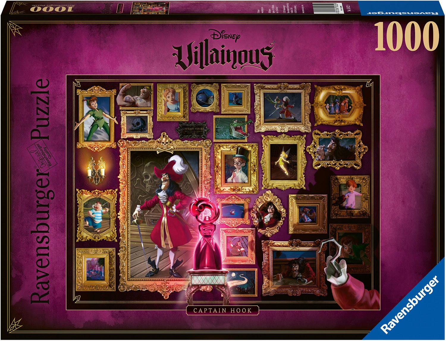 Ravensburger Disney Villaiuous Pussel Kapten Krook 1000 Bitar|