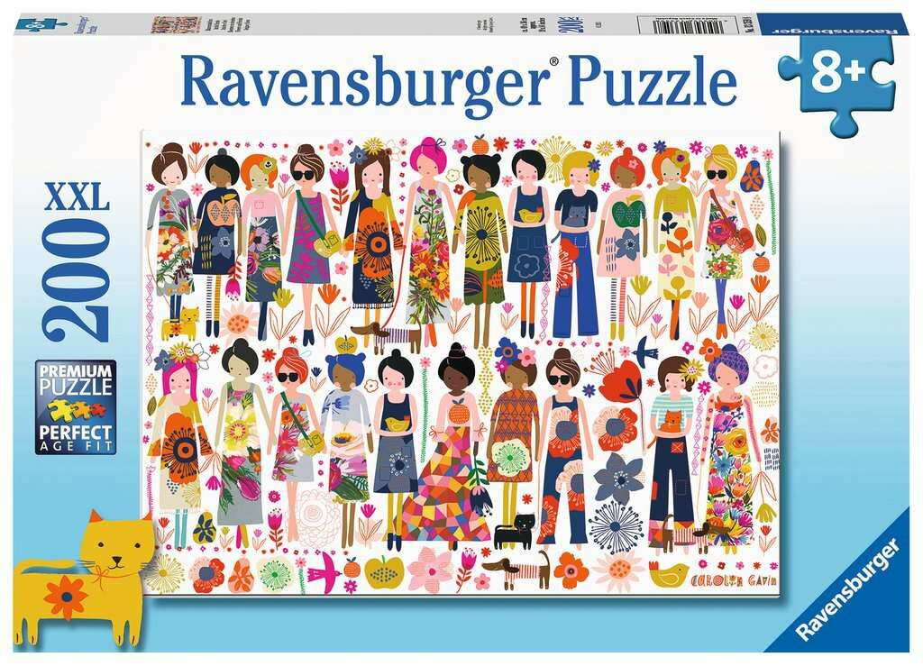Ravensburger Flowers &  Friends Pussel 200 Bitar