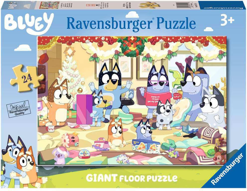 Ravensburger Golvpussel Bluey Jul 24 Bitar|