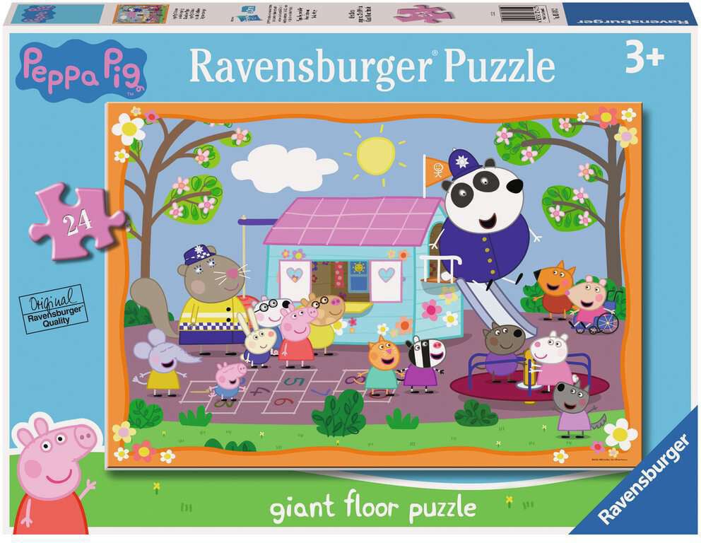 Ravensburger Greta Gris Klubbhus Golvpussel 24 Bitar|