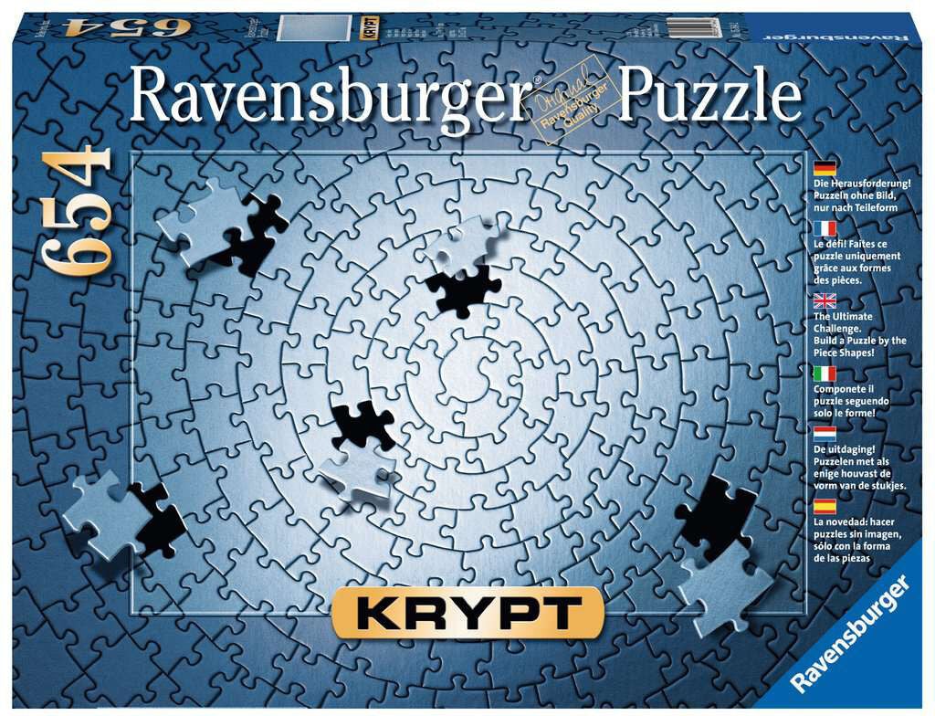 Ravensburger Krypt Silver Pussel 654 Bitar|