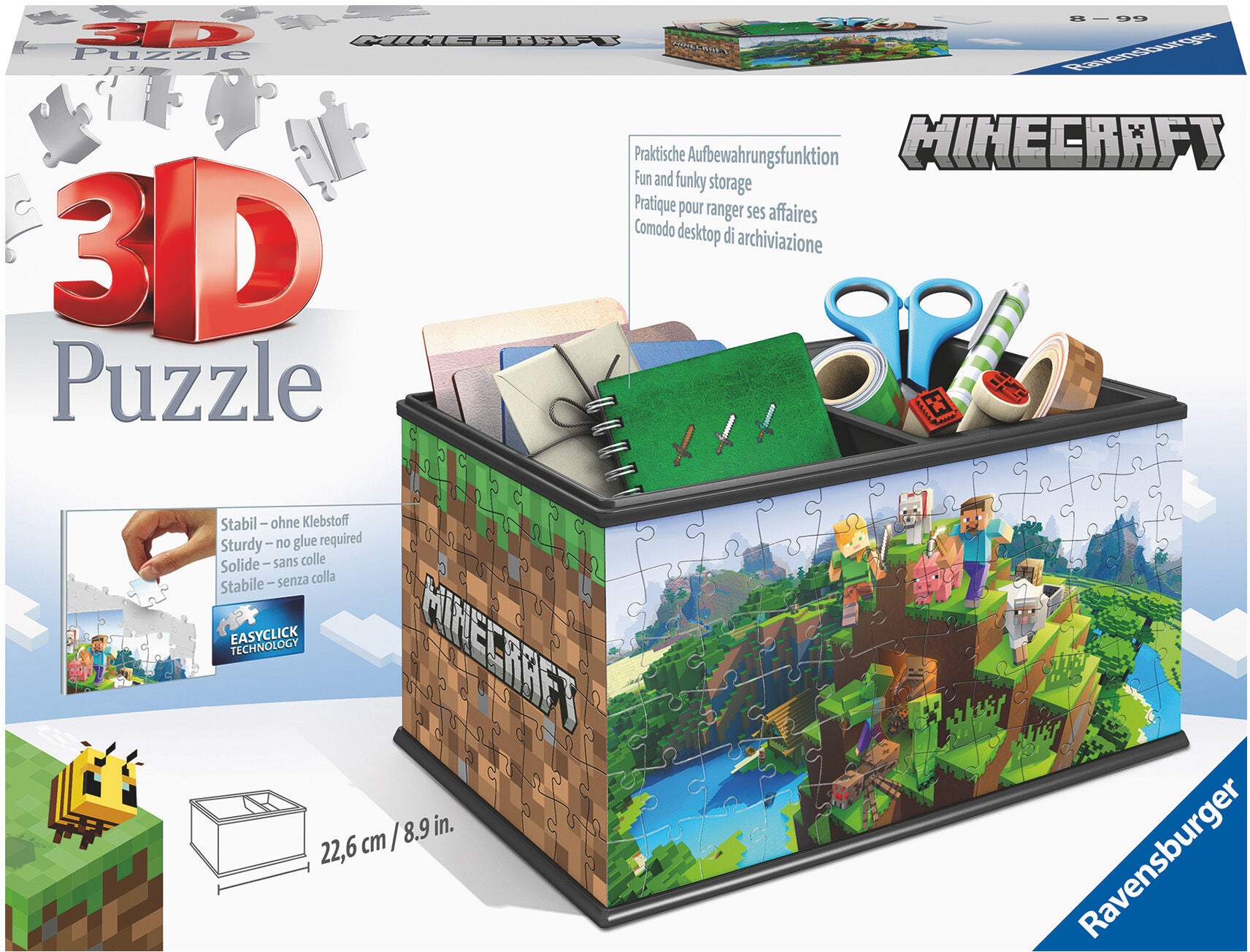 Ravensburger Minecraft Pussel Skattkista 108 Bitar|