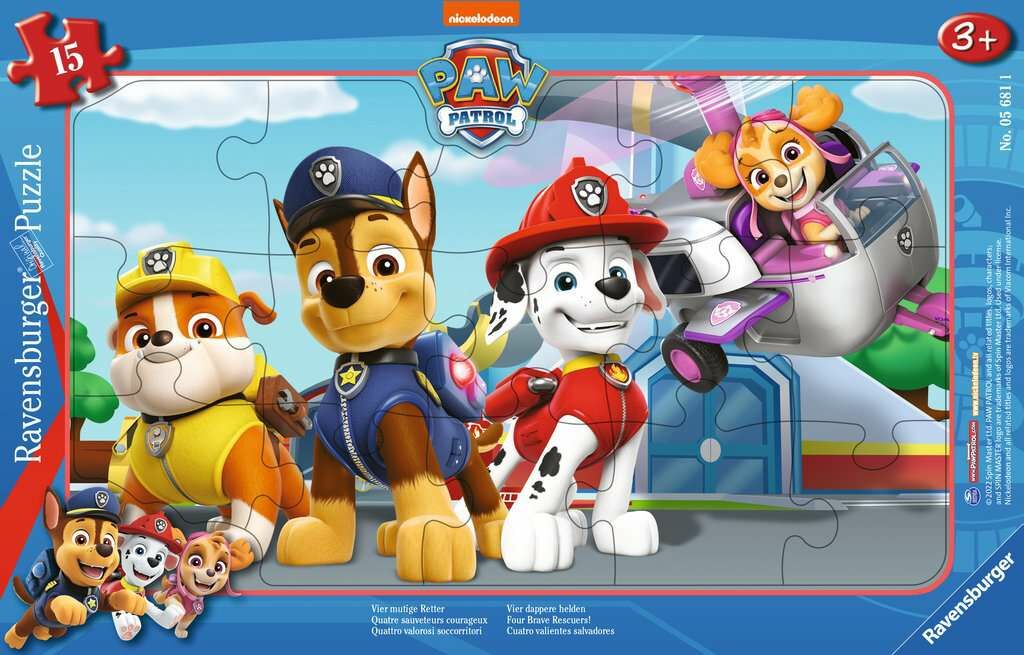 Ravensburger Paw Patrol Rampussel 15 Bitar