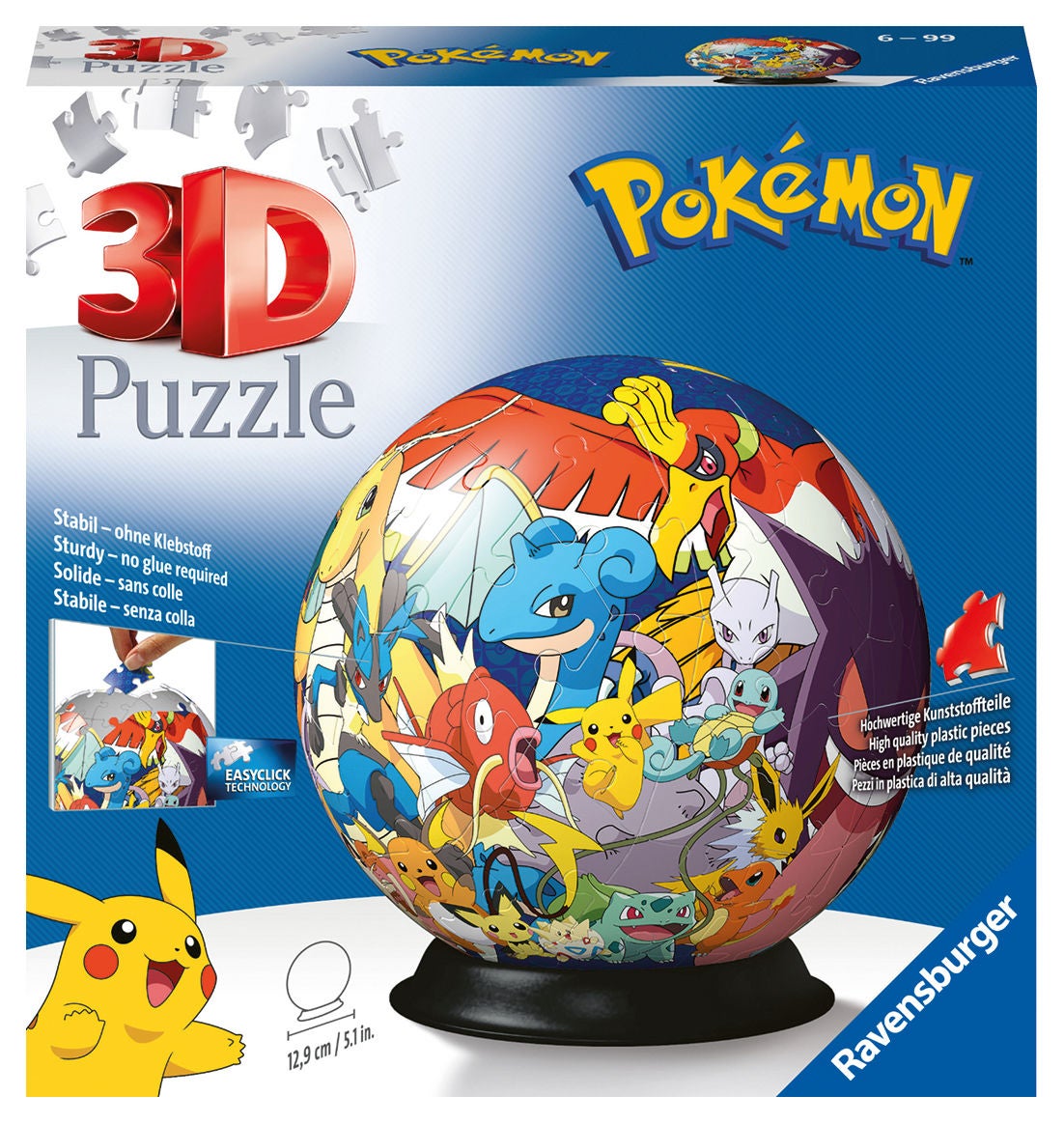 Ravensburger Pokemon 3D-Pussel|72 Bitar