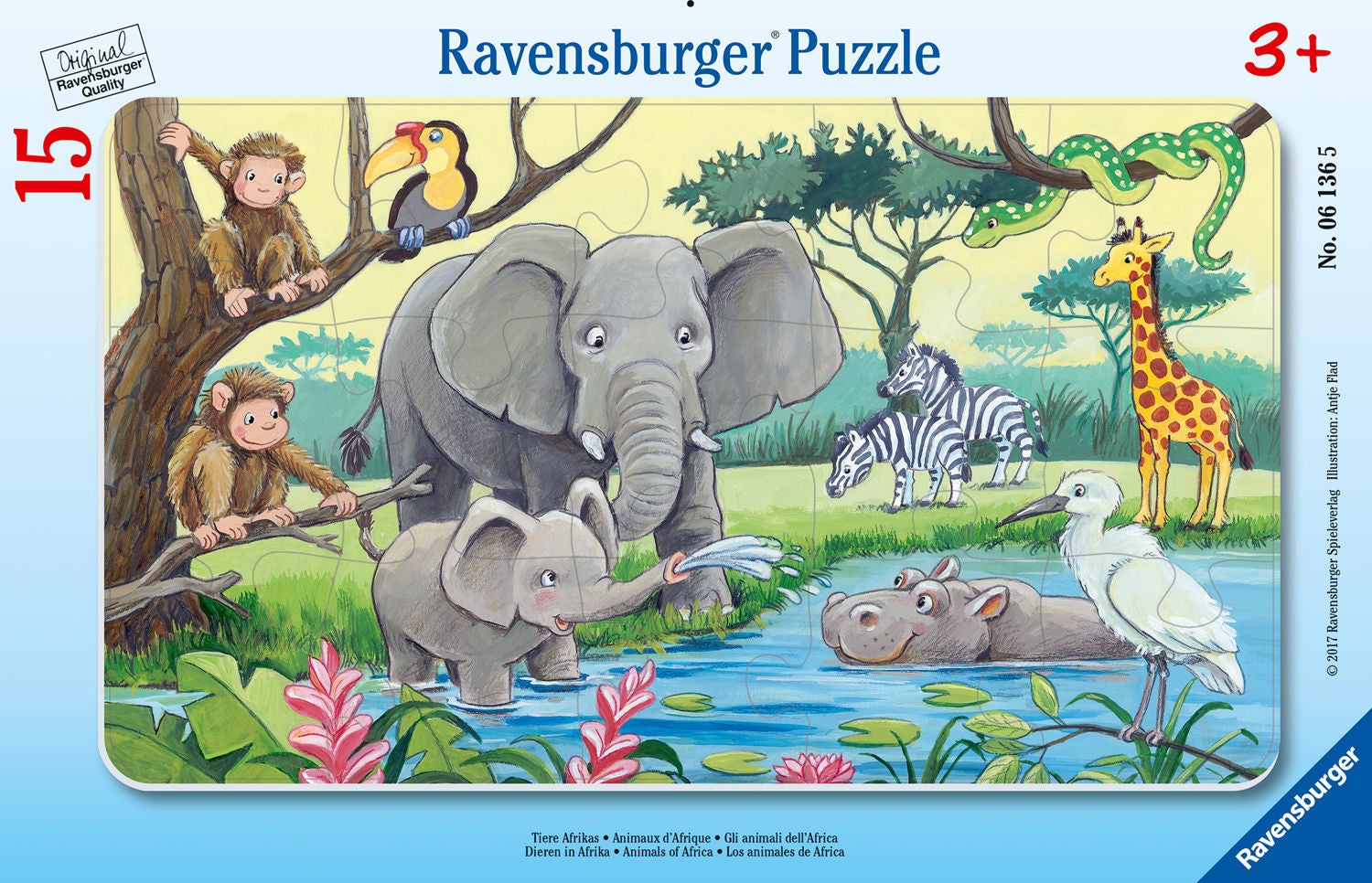 Ravensburger Pussel Afrikanska Djur