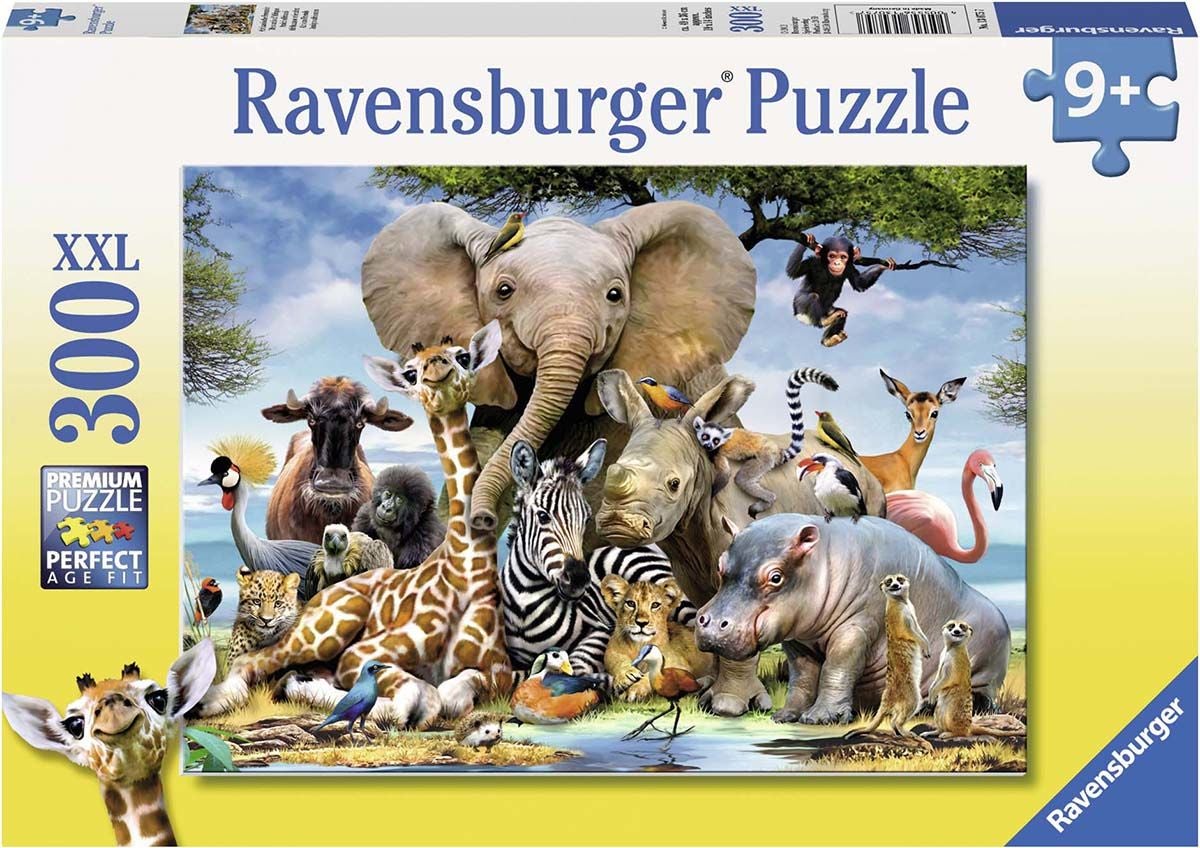 Ravensburger Pussel Afrikanska Vänner 300 Bitar|