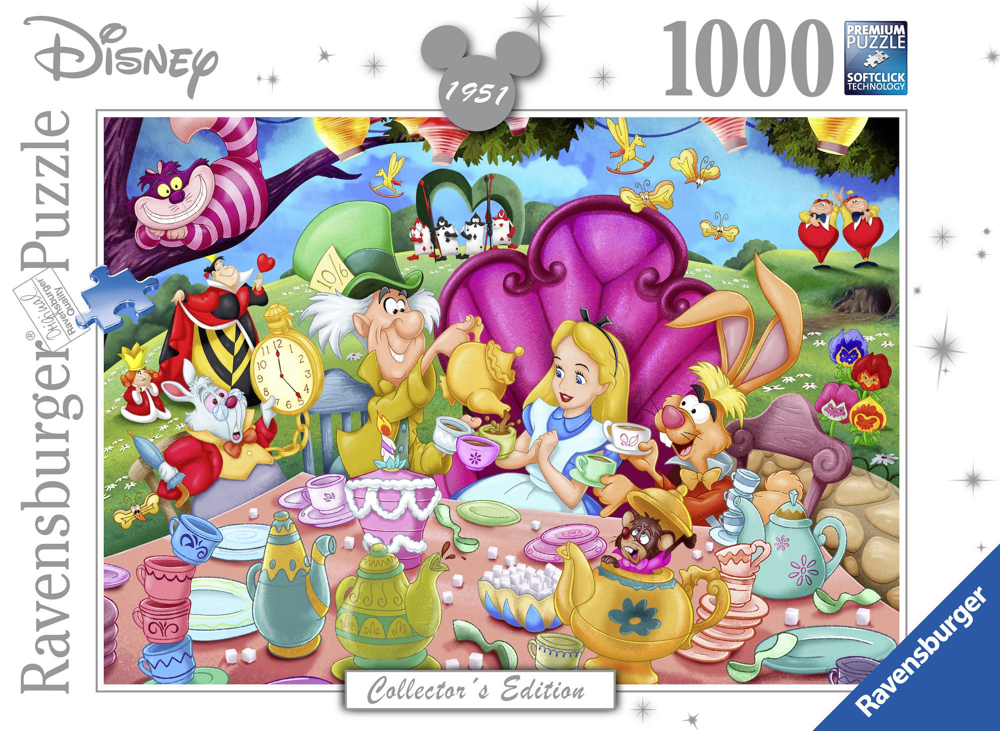 Ravensburger Pussel Alice i Underlandet 1000 Bitar