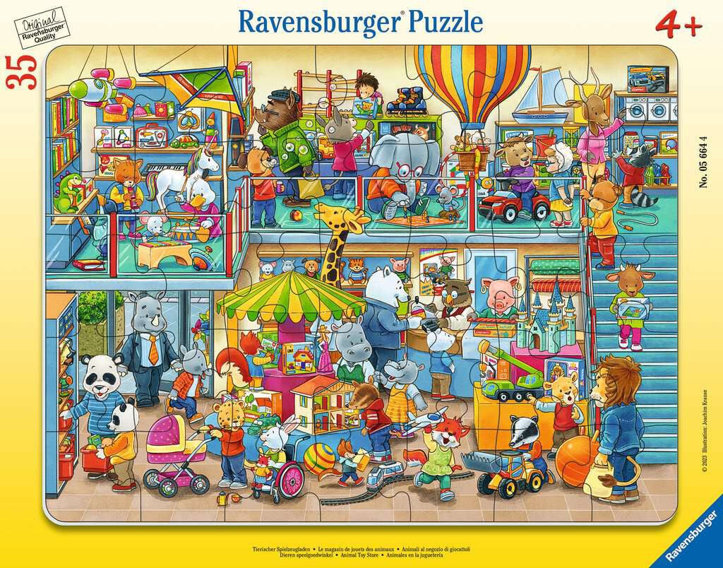 Ravensburger Pussel Animal Toy Shop 35 Bitar