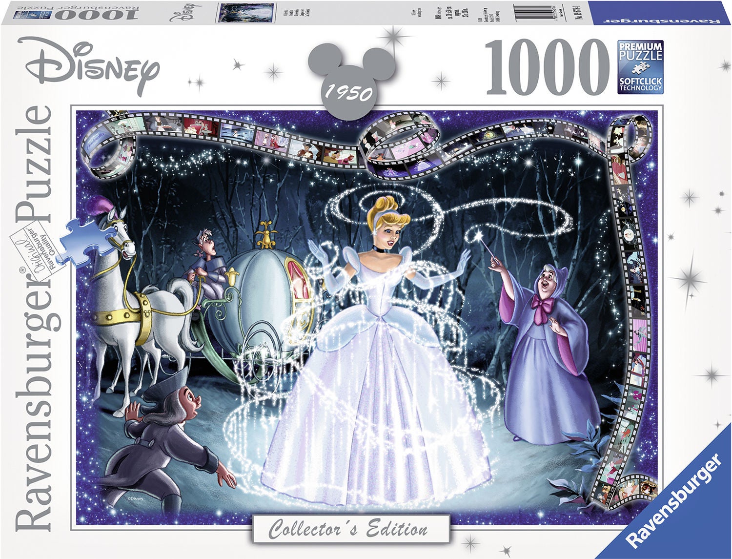 Ravensburger Pussel Askungen1000 Bitar|