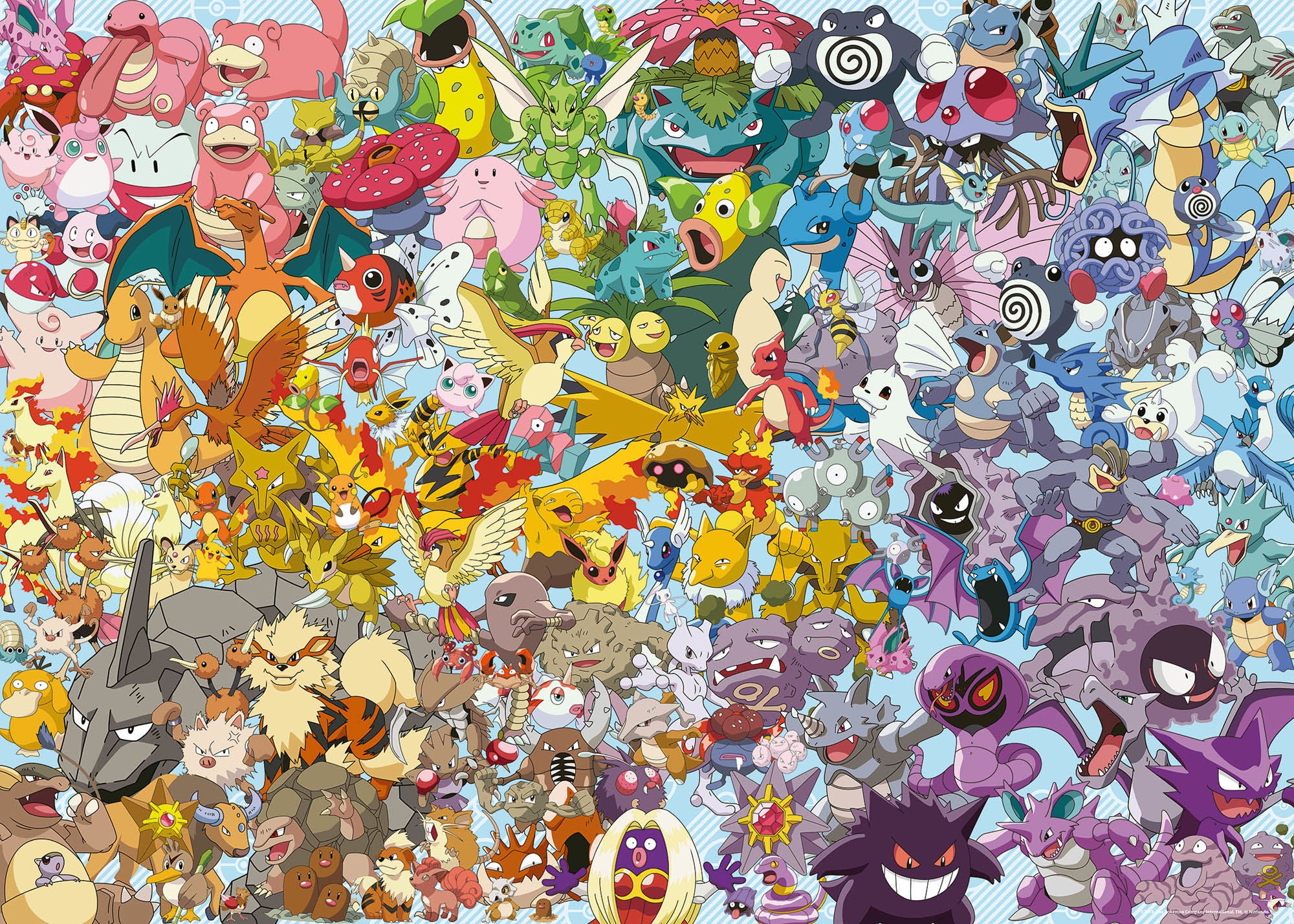 Ravensburger Pussel Challenge Pokémon 1000 Bitar|