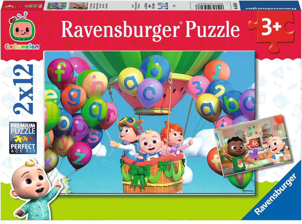 Ravensburger Pussel Cocomelon Learn And Play 2x12 Bitar|