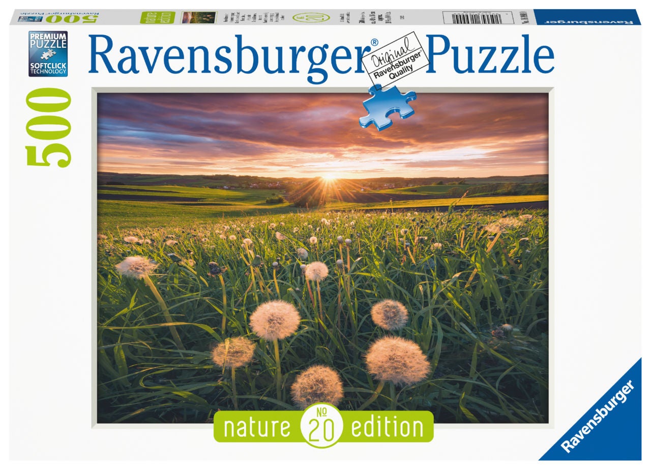 Ravensburger Pussel Dandelions In Sunset 500 Bitar|