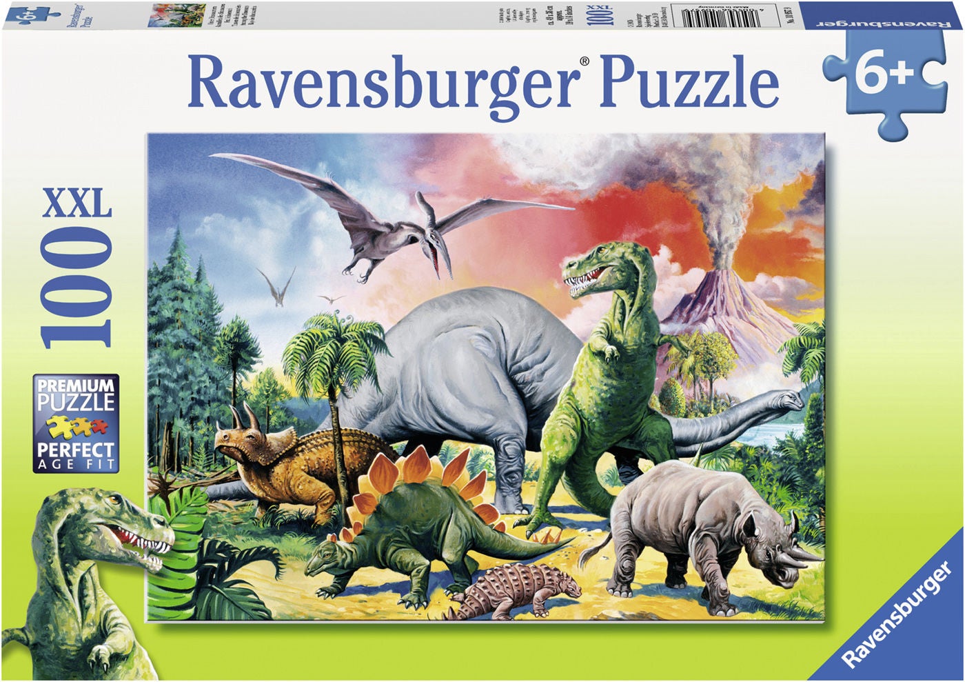 Ravensburger Pussel Dinosaurier 100 Bitar|