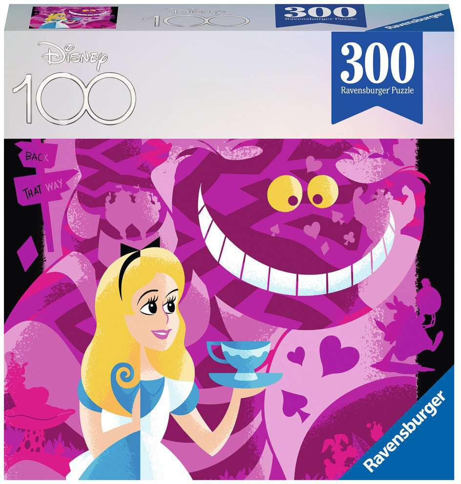 Ravensburger Pussel Disney 100th Anniversary Alice i Underlandet 300 Bitar|