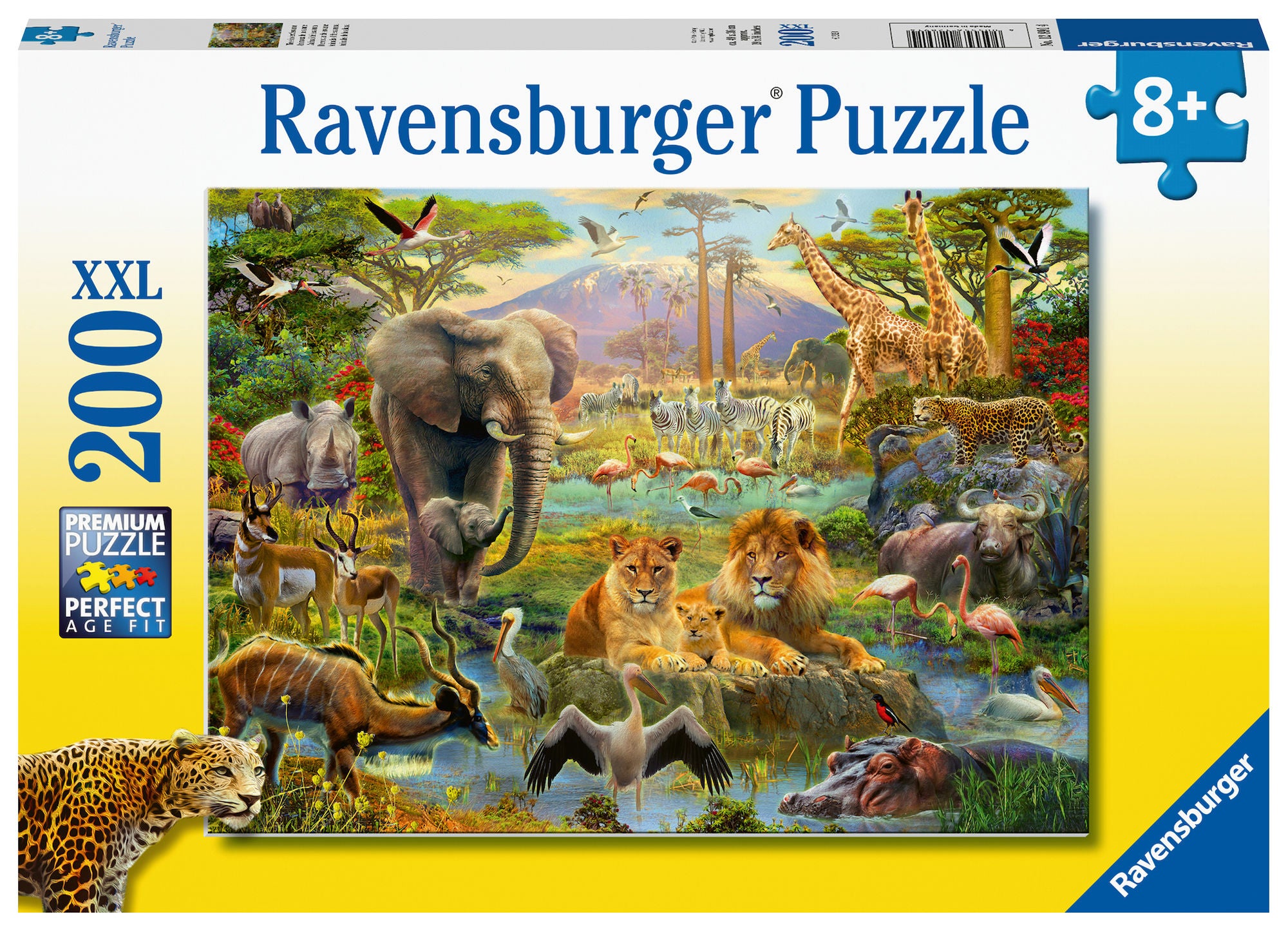 Ravensburger Pussel Djur På Savannen 200 Bitar|
