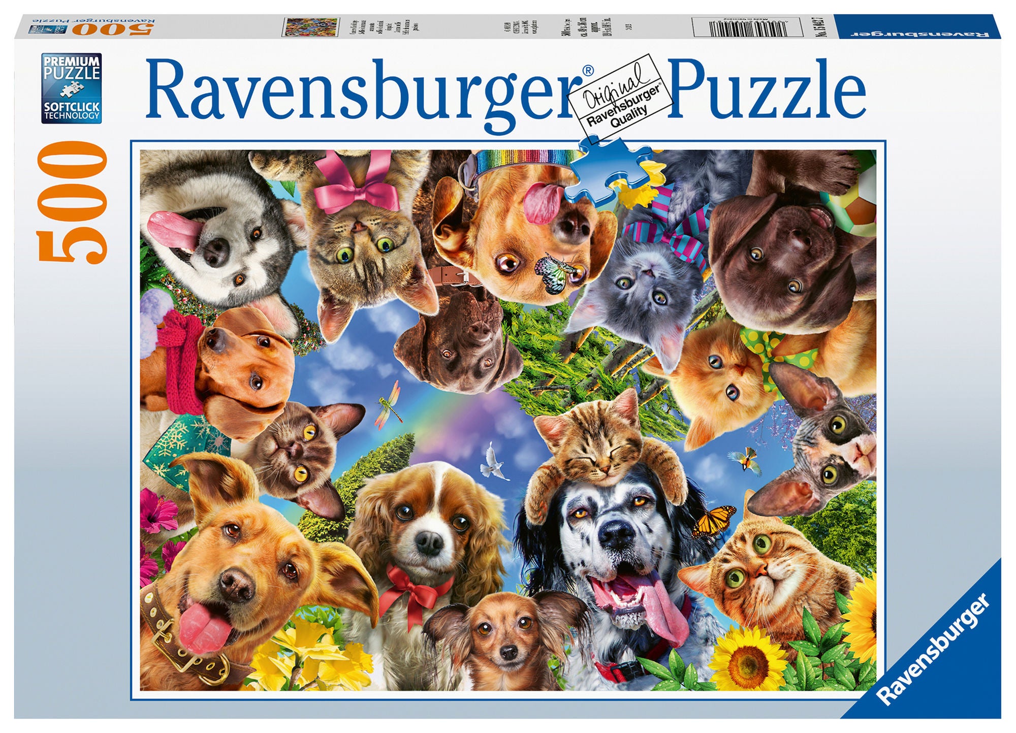 Ravensburger Pussel Djur Selfie 500 Bitar|
