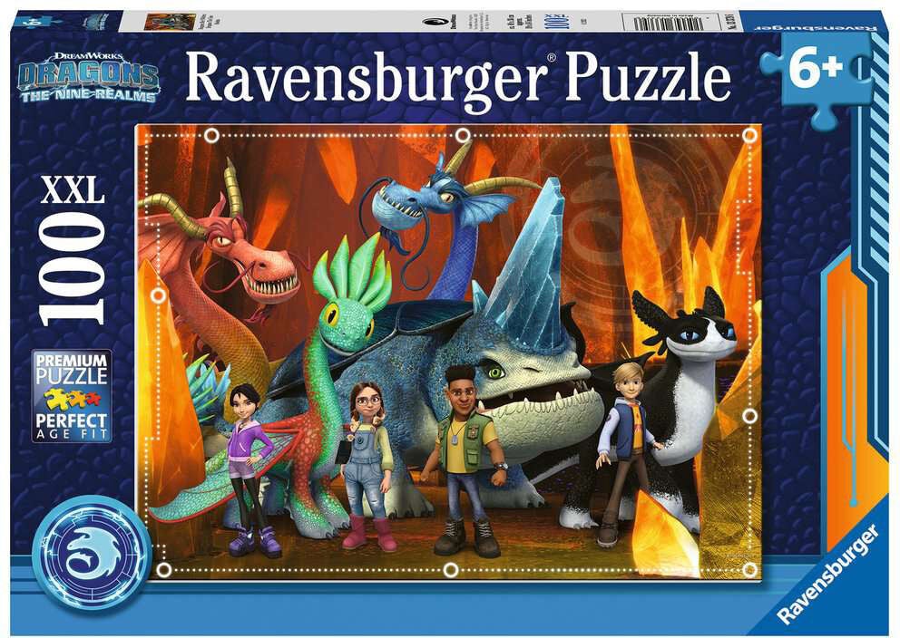 Ravensburger Pussel Dragons: The Nine Realms XXL 100 Bitar|
