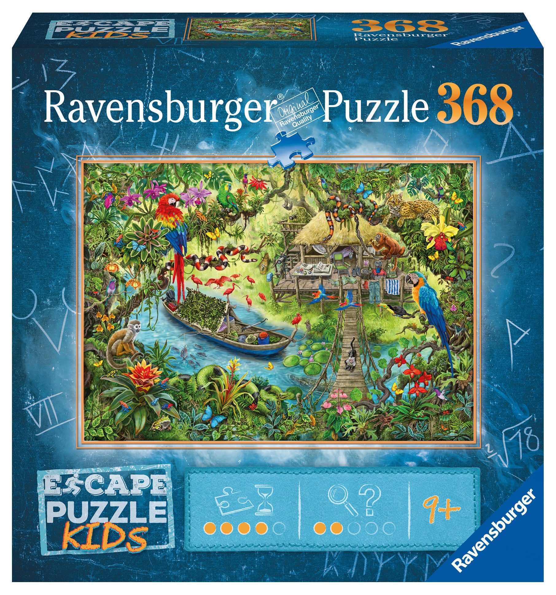 Ravensburger Pussel Escape Djungel Barnpussel