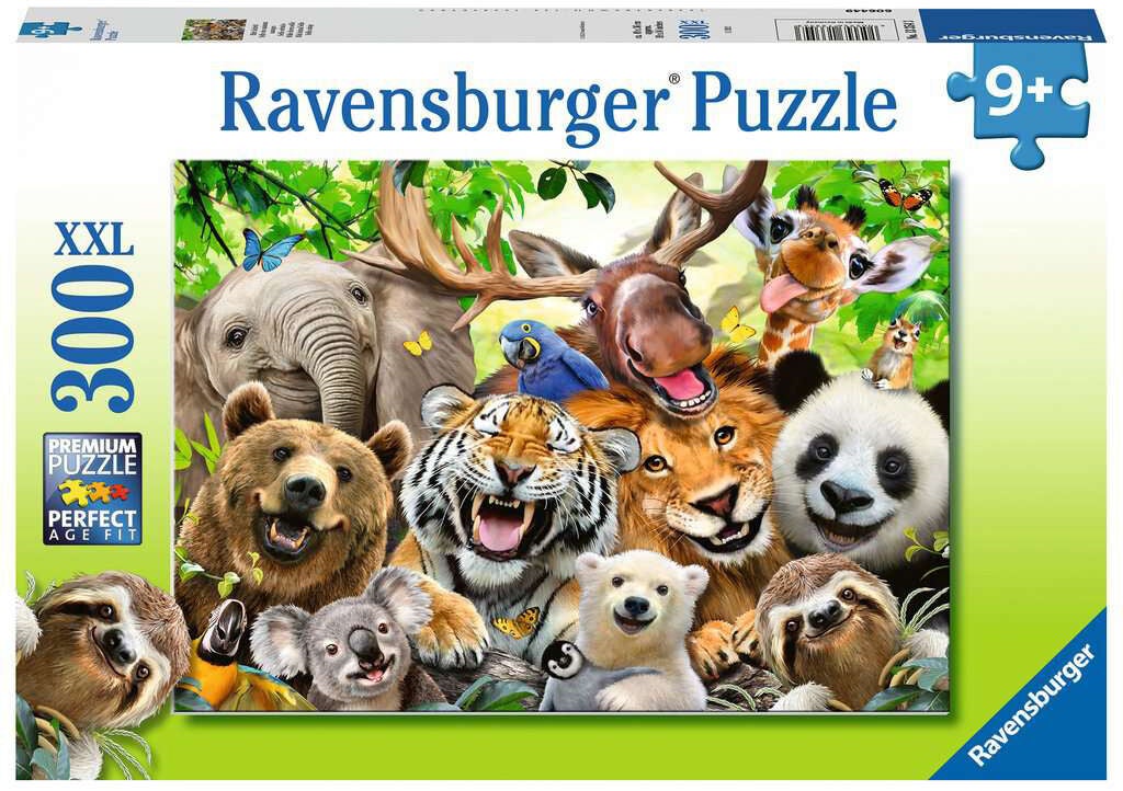 Ravensburger Pussel Exotic Animals Selfie XXL 300 Bitar|