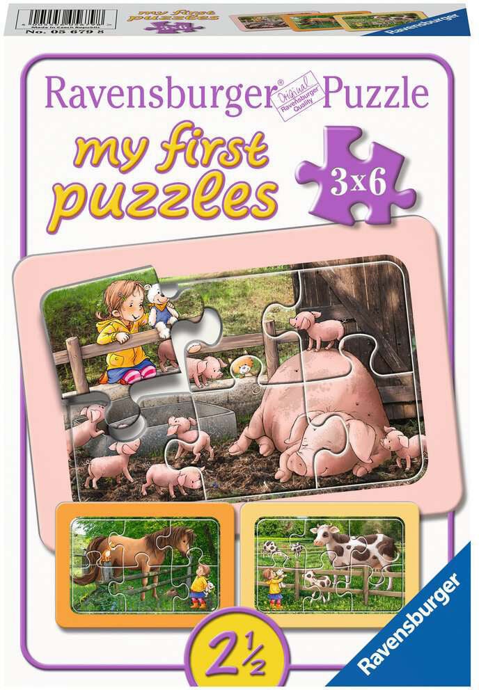 Ravensburger Pussel Exploring The Farm 3x6 Bitar|