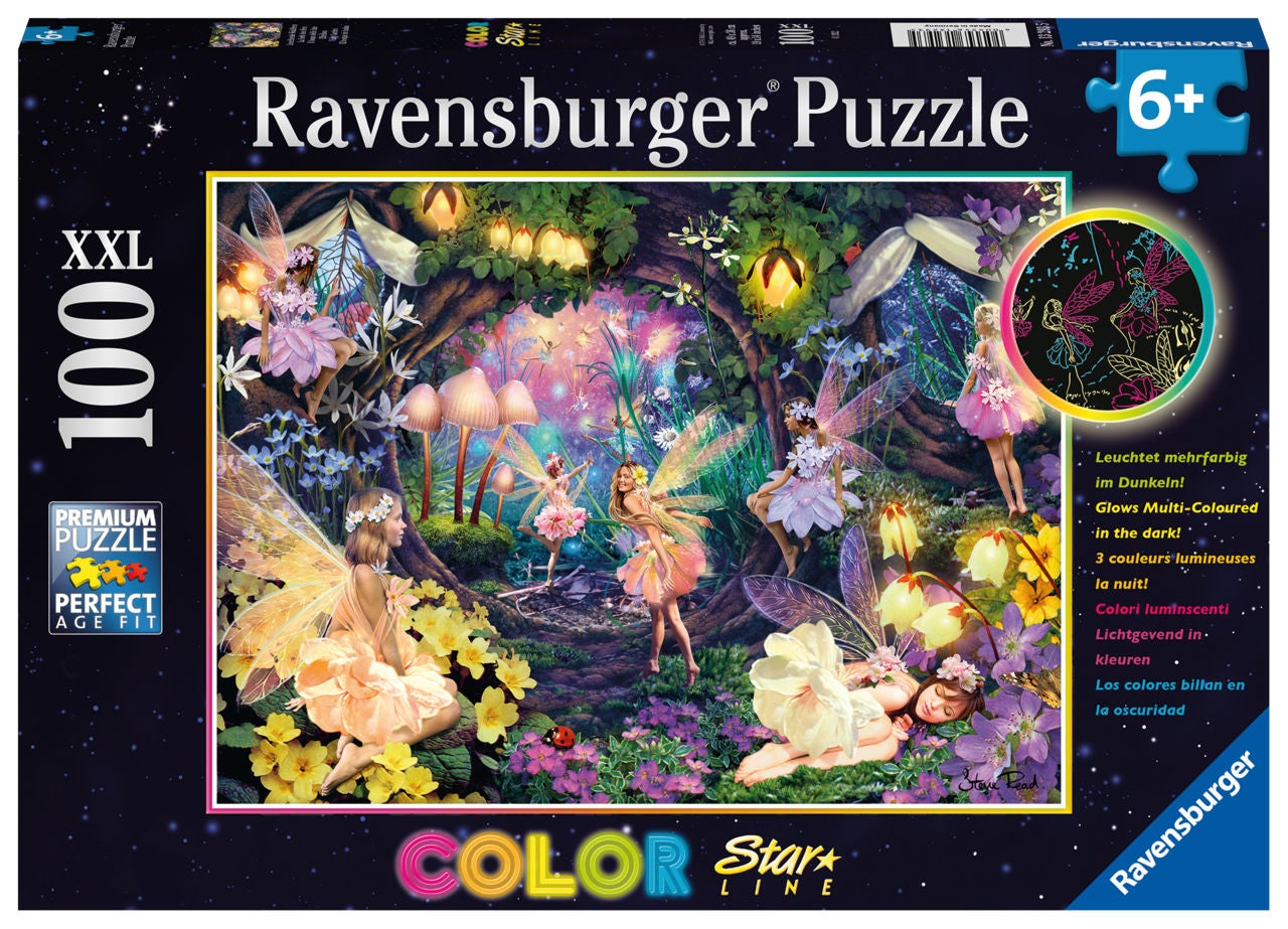 Ravensburger Pussel Fe Trädgård 100 Bitar
