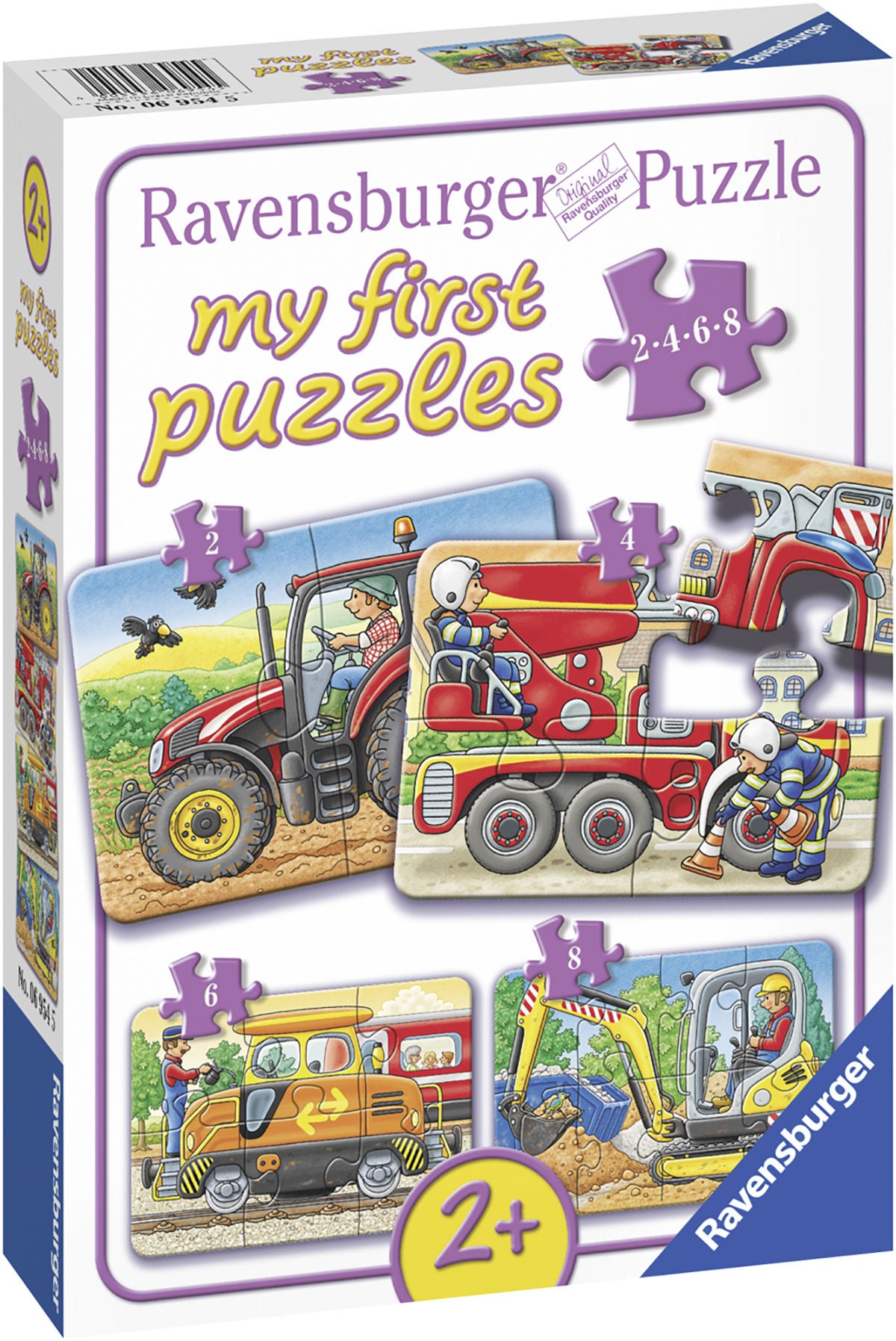 Ravensburger Pussel Fordon 2|4