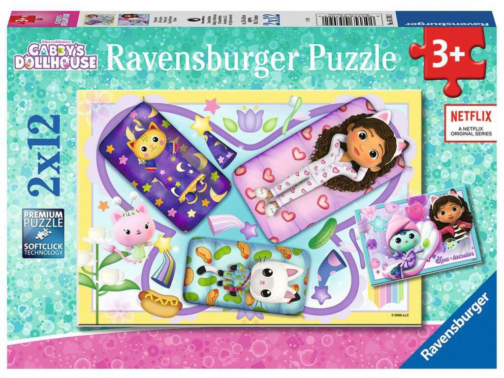 Ravensburger Pussel Gabby's Dollhouse 2x12 Bitar|