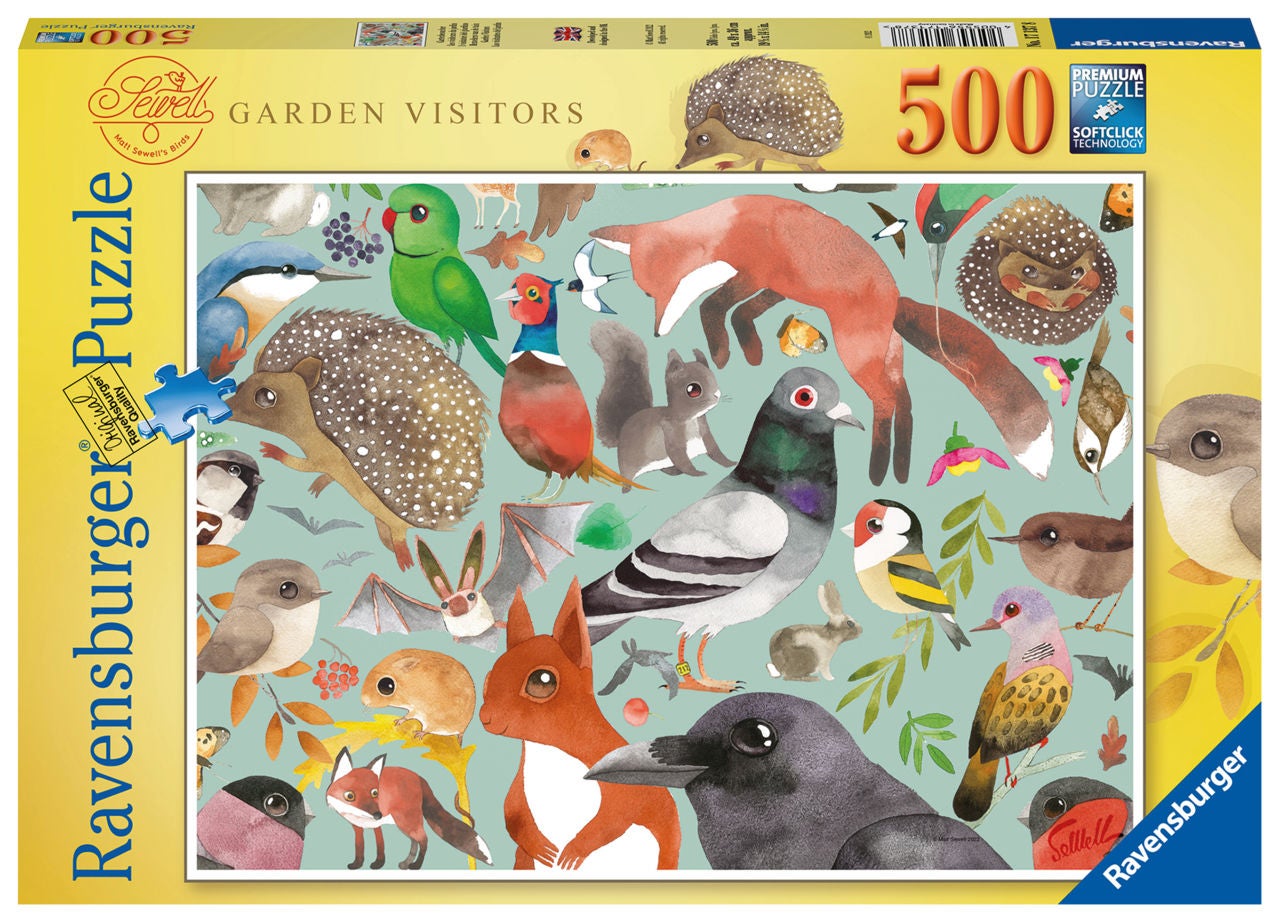 Ravensburger Pussel Garden Visitors 500 Bitar|