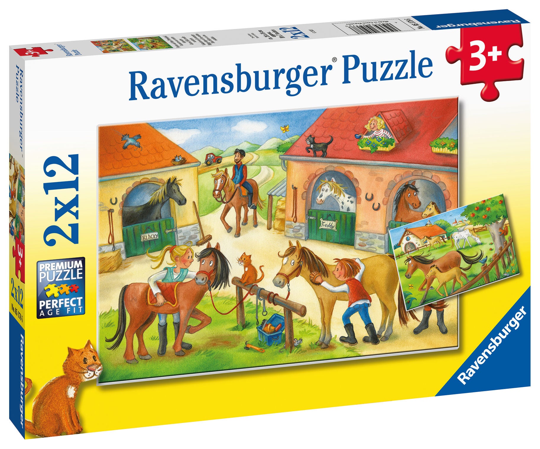 Ravensburger Pussel Glada Dagar Vid Stallet