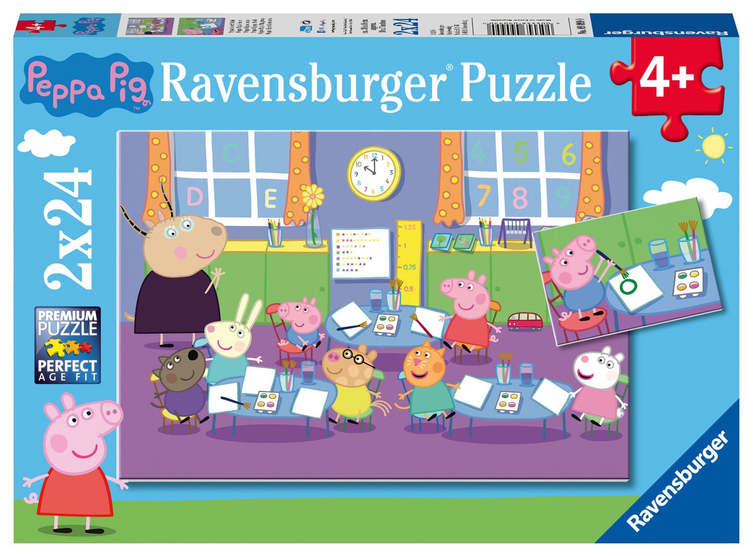 Ravensburger Pussel Greta Gris|2X24 Bitar