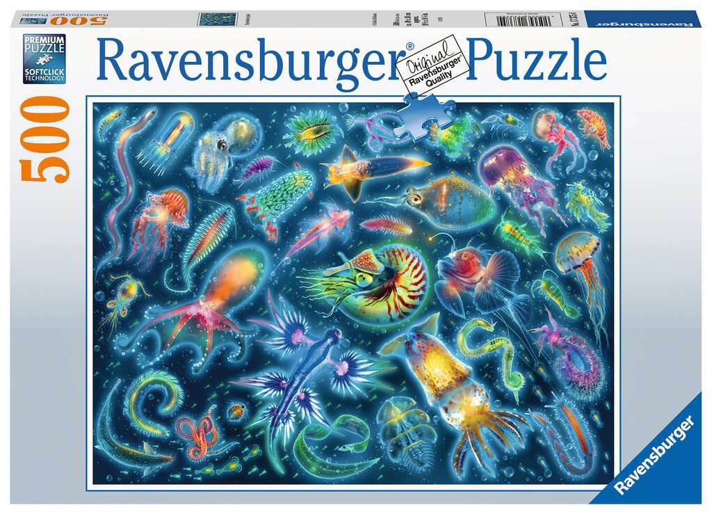 Ravensburger Pussel Jellyfish 500 Bitar|
