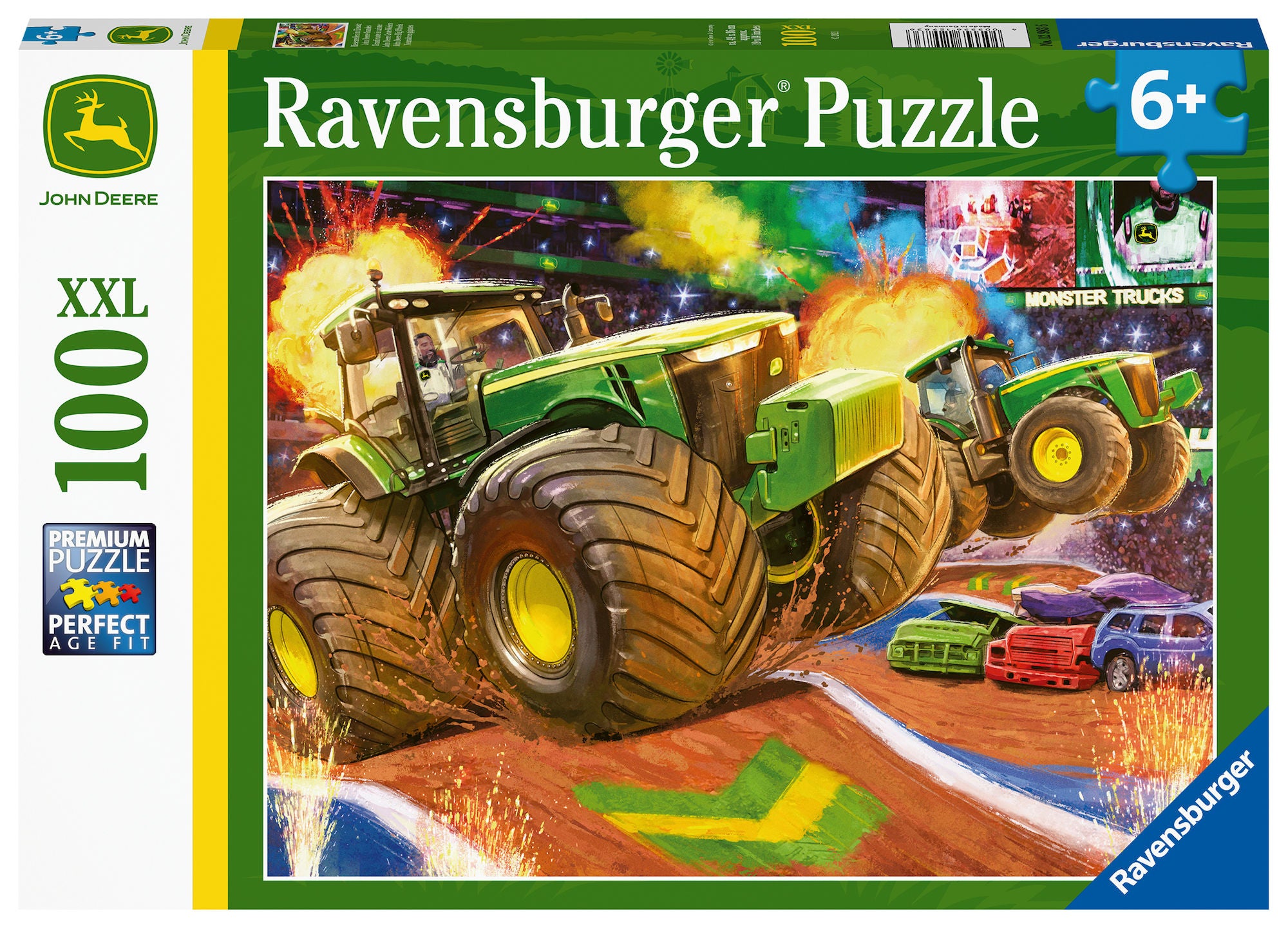Ravensburger Pussel John Deere Stora Hjul|100 Bitar