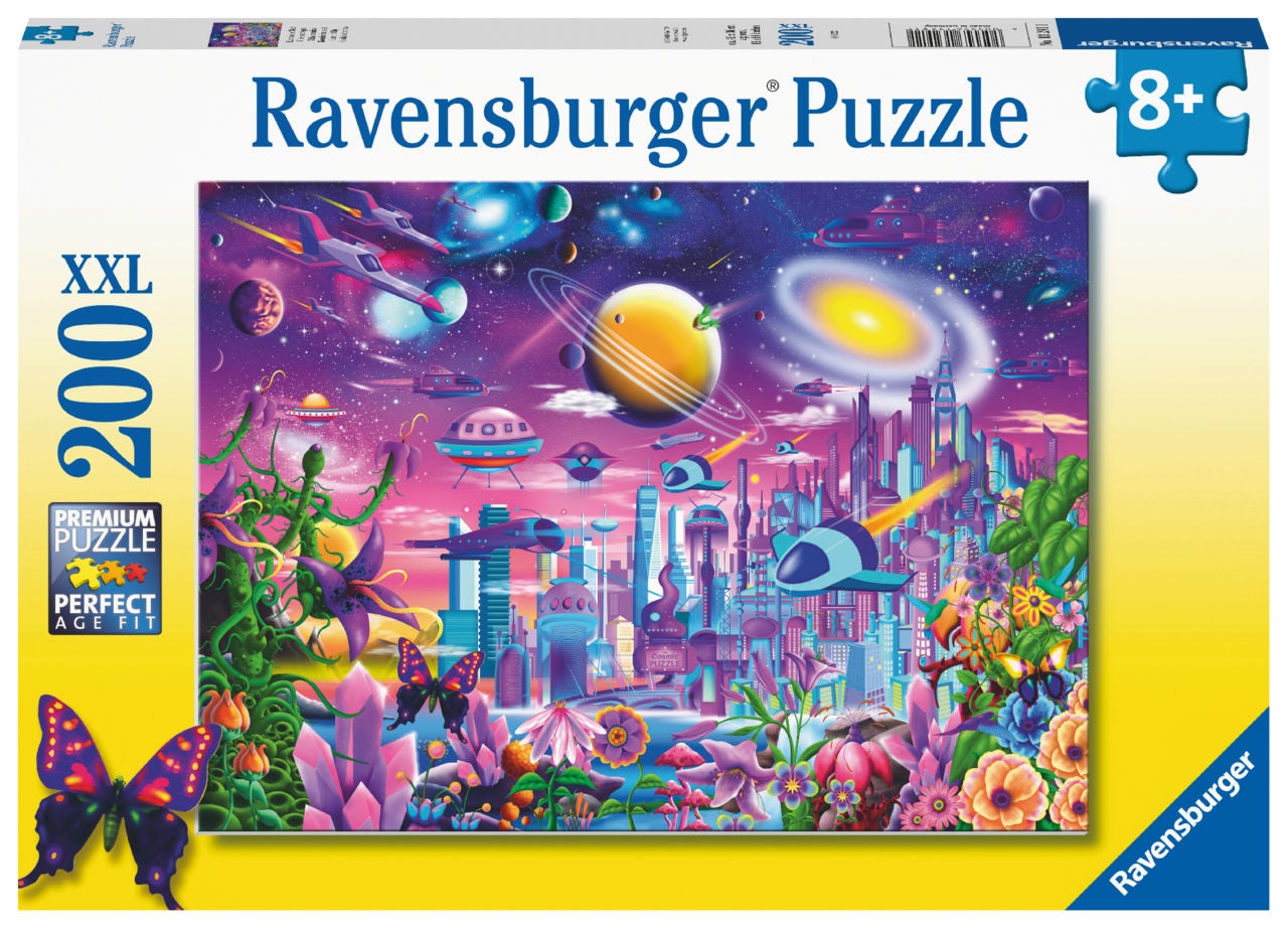 Ravensburger Pussel Kosmisk Stad 200 Bitar