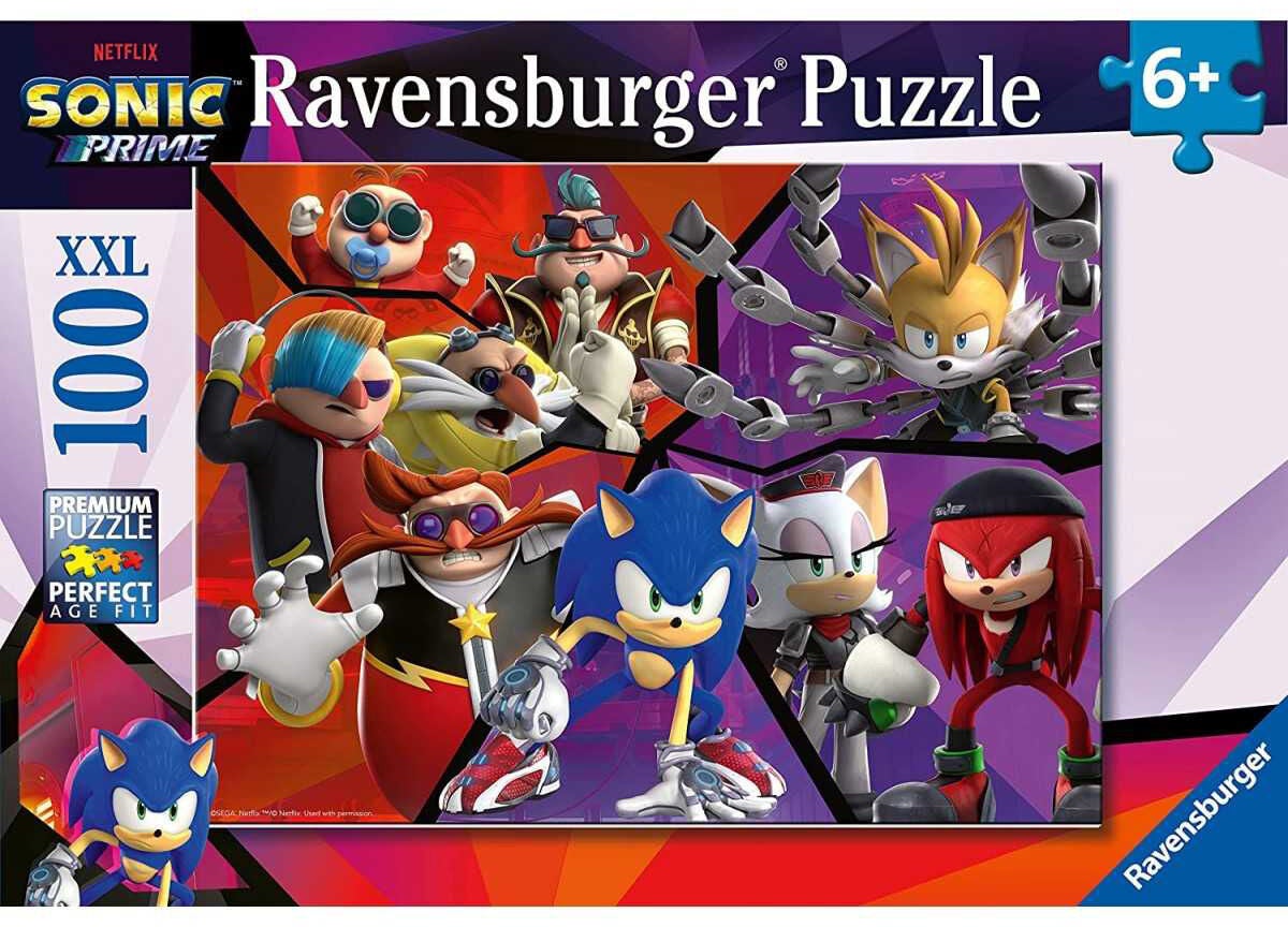 Ravensburger Sonic Prime Pussel 100 Bitar