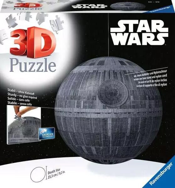 Ravensburger Star Wars 3D-pussel Dödsstjärnan 543 Bitar|