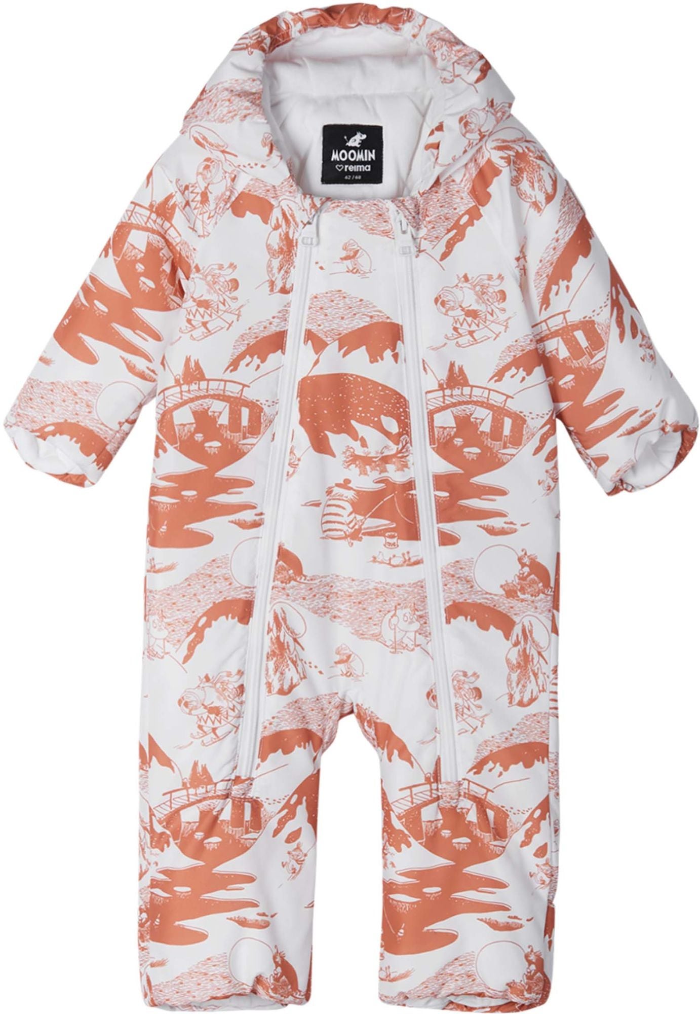 Reima Moomin Knytte Babyoverall|Red Brown