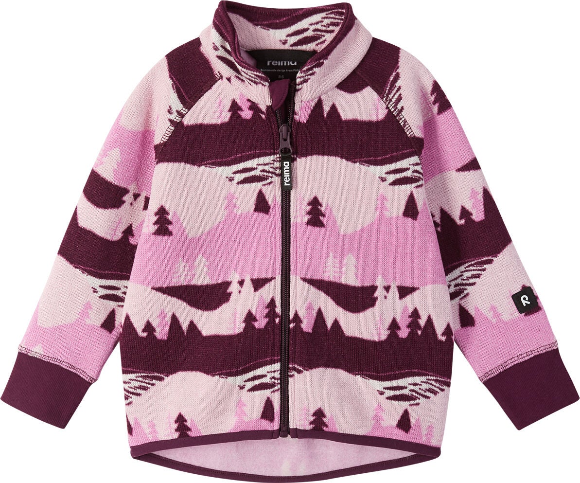 Reima Ornament Fleecejacka|Cold Pink