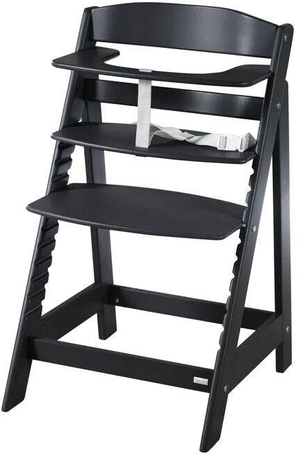 Roba Sit Up Flex Grow-Along Barnmatstol|Black