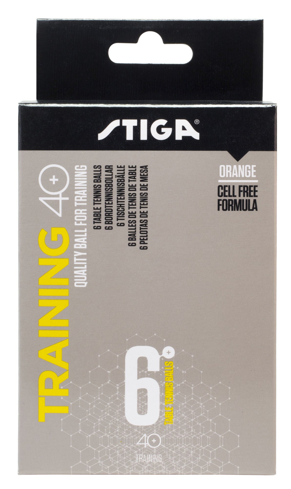 STIGA Bollar Bordtennis Training ABS 6-pack